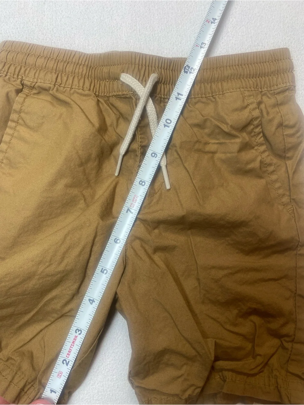 Kid’s Casual Drawstring Shorts in Brown